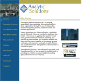 Tablet Screenshot of analyticsolutions.com